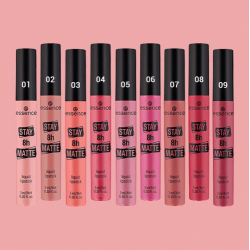 أحمر شفاه سائل ستاي 8 اتش مطفي من ايسنس - 01 - هلو سنرايز