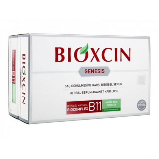 Bioxcin Genesis سيروم منع تساقط الشعر من بايوكسين، 10 مل، 15 أمبولة