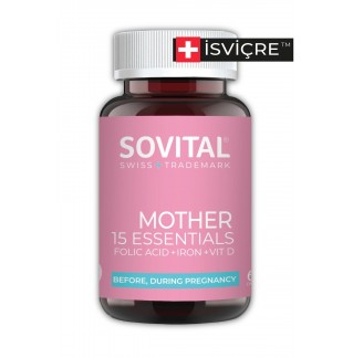 مكمل غذائي للحامل سوفيتال 60 كبسولة