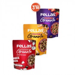 باقة جرانولا الشوفان بروتين بار 3 عبوات 