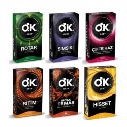 مجموعة واقي ذكري 6 علب من اوكي