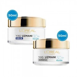 مجموعة لوريال باريس كولاجين كريم النهار وكريم الليل